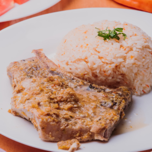 Chuleta con Arroz